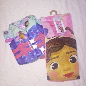 Colorful Kids' Swim Vest and Towel Set